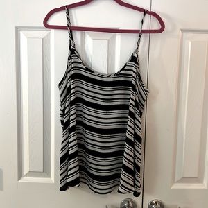 Black and White Stripe Tank